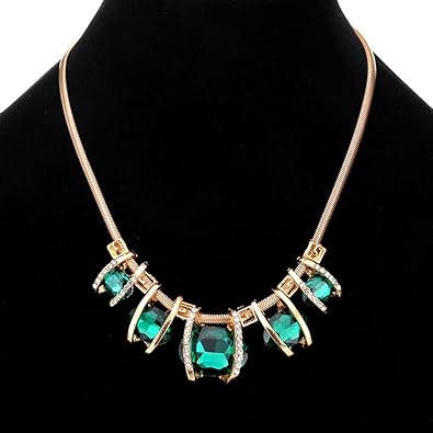 Bustiuse Fashion Latest Stylish Trendy Celebrity Inspired Designer Fancy Crystal Pendant Chain