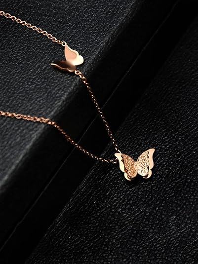 Yuvella Valentine Gift for Girls Pendant for Women and Girls | Rose Gold