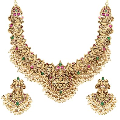 Sparkle Dusk Fashion Elegant Pearl Choker Traditional Jewelry Set for Women – Latest Stylish Design